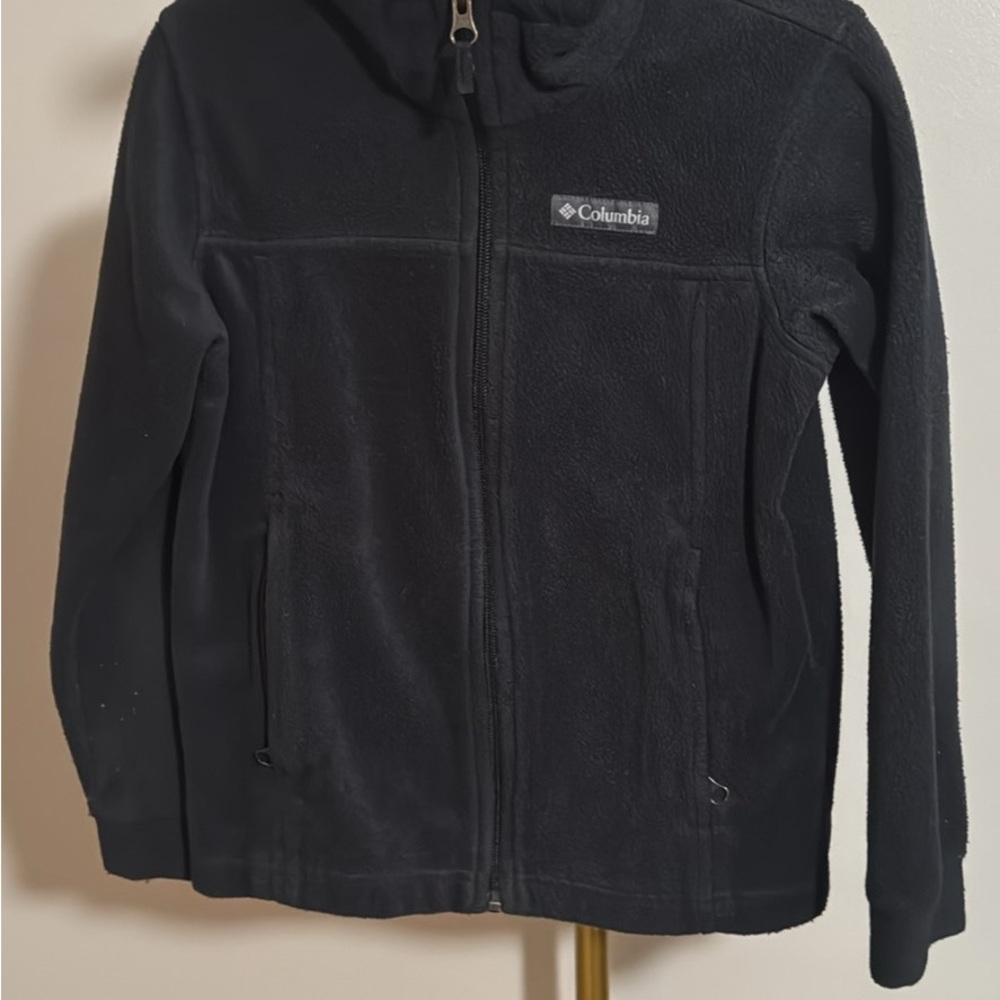Kids Columbia Black Fleece Jacket